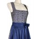 Dirndl Katarina in marine mit sandgold von Turi, 70 cm