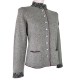 Astrifa - Strickjacke Absberg in pfeffer aus Merinowolle