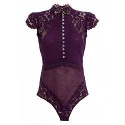 Spitzen Body Millie in bordeaux - Krüger Collection