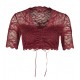Spitzen Dirndlbluse Martina Red Berries - Nina von C.
