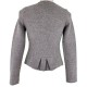 Astrifa - Strickjacke Capri mit Schoßerl aus Merinowolle in beige