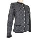 Astrifa - Strickjacke Neuwald in anthrazit aus Merinowolle