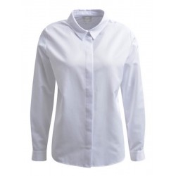 Weiße Bluse mit Hemdkragen - Milano Italy