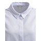 Weiße Bluse mit Hemdkragen - Milano Italy