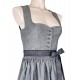 70 cm - Dirndl Waria in schilf mit schwarz von Wenger