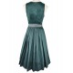 70 cm - Dirndl Alisha mit Samt in dunkelgrün von Krüger Collection