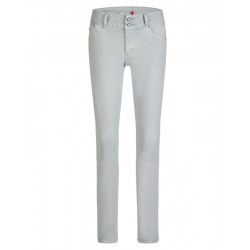 Hose Tummyless eisblau in Stretch Twill von Buena Vista