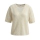 Kurzarm Pulli in sand - Milano Italy