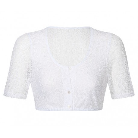Spitzen Dirndlbluse mit Halbarm -Waldorff