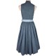 70 cm - Dirndl Zitta mit Stehkragen in petrol - Wenger