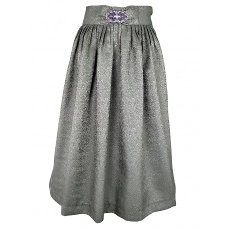 80 cm - Dirndl-Schürze mit Schließe in oliv von Berwin