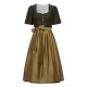 Heimatglück - Stretch Dirndl Lisbeth mit Arm in oliv