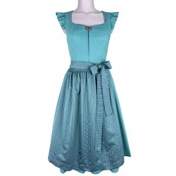 Flügelarm Dirndl Elena in mintgrün von Turi, 70 cm