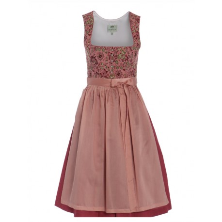 70 cm - Dirndl in rosé mit beere - Berwin