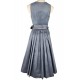 70 cm - Dirndl Cari in grauem Samt von Krüger