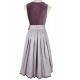 70 cm - Dirndl Dinah mit Samt in mauve von Krüger