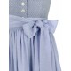Dirndl Koflersee in blau von Hammerschmid, 70 cm
