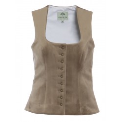 Samt Mieder in taupe - Berwin