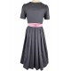 70 cm - Dirndl Waris mit Arm in schwarzgrau von Wenger