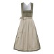 75 cm - Dirndl Marina oliv mit sand von Heimatglück