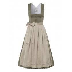 75 cm - Dirndl Marina oliv mit sand von Heimatglück