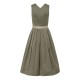 75 cm - Dirndl Marina oliv mit sand von Heimatglück