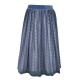 70 cm - Dirndl-Schürze aus Spitze mit Schließe in jeans von Berwin
