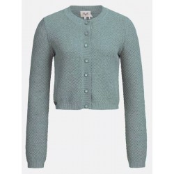 Strickjacke "Minzi" in Ocean Turquioise von CocoVero
