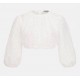 CocVero - Dirndlbluse Ophie White Fringes