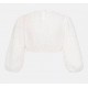 CocVero - Dirndlbluse Ophie White Fringes