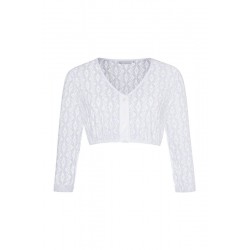 Alpenfee - Dirndlbluse Lissi mit V-Ausschnitt und 3/4 Arm