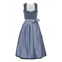 Heimatglück - Dirndl Anneliese rauchblau - 75 cm