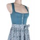 Wenger - Dirndl Katja in türkis - 70 cm