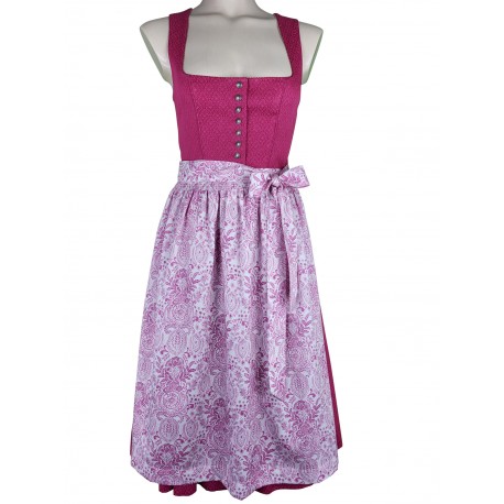 Wenger - Baumwoll Dirndl Cathy Himbeere - 70 cm