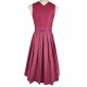 Wenger - Leinen Dirndl Natalie fuchsia - 70 cm