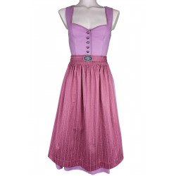 Turi - Dirndl Carolin Rosé mit Herzausschnitt - 70 cm