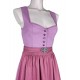 Turi - Dirndl Carolin Rosé mit Herzausschnitt - 70 cm