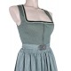 Turi - Baumwoll Dirndl Doris in grün - 70 cm