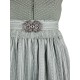 Turi - Baumwoll Dirndl Doris in grün - 70 cm