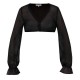 Marjo - Dirndlbluse Anstein schwarz mit Ballonarm