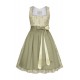 Alpenfee - Baumwoll Dirndl Mara mit gelbem Blumendruck - 70 cm