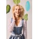 Waldorff - Dirndlbluse mit V-Ausschnitt und Ballonarm