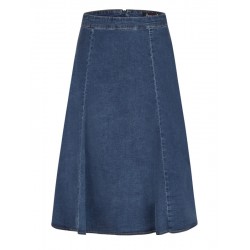 Buena Vista - Jeans Tellerrock in Light Denim - 70 cm