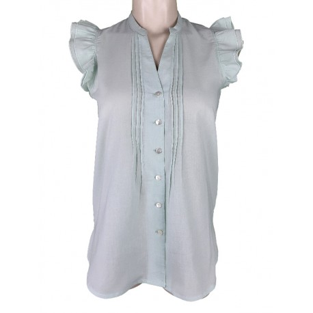 Hammerschmid - Bluse Stina mit Flügelarm in lindgrün