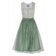 70 cm - Dirndl in hellgrünem Jacquard - Berwin
