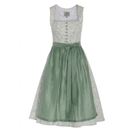 70 cm - Dirndl in hellgrünem Jacquard - Berwin