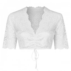 Nina von C. - Spitzen Dirndlbluse Melina weiß