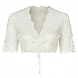 Nina von C. - Spitzen Dirndlbluse Melina champagner