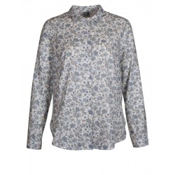 Hammerschmid - Bluse Gerda in blau geblümtol