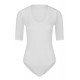 Nina von C. - Spitzen Body Renate 1/2 Arm weiß
